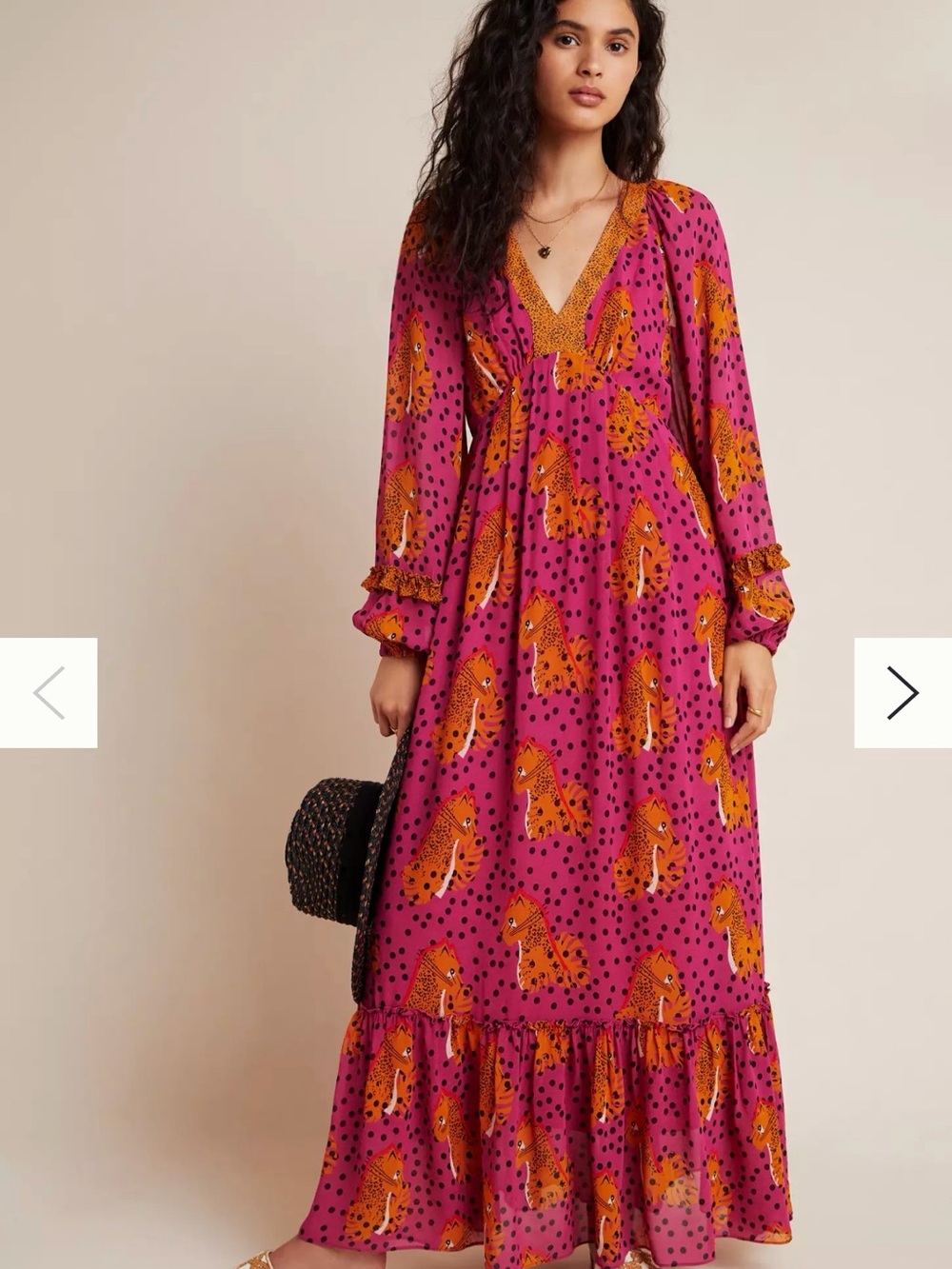 Farm Rio Cheetah Maxi Dress